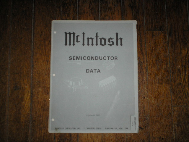 McIntosh 1979 Semiconductor Manual has photos of the diodes and transistor data etc..
Parts Manual